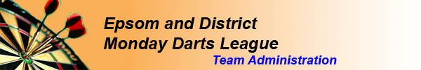 Epsom and District Mens Darts League